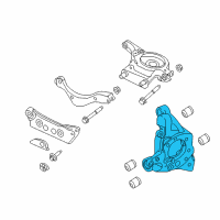 OEM 2020 Nissan Maxima Housing Assy-Rear Axle, RH Diagram - 43018-9HS0A