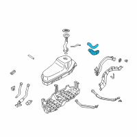 OEM Nissan Pathfinder Hose-Filler Diagram - 17228-5W500