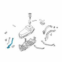 OEM Nissan Pathfinder Fuel Pump Assembly Diagram - 17042-4W00A