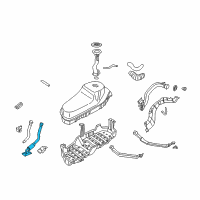 OEM 2003 Nissan Pathfinder Fuel Pump Assembly Diagram - 17042-4W00A