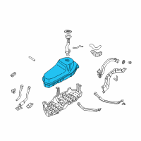 OEM Infiniti QX4 Tank Assy-Fuel Diagram - 17202-6W000