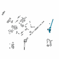 OEM 1997 Toyota Tacoma Intermed Shaft Diagram - 45260-35080