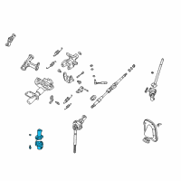 OEM Toyota Intermed Shaft Diagram - 45860-34020