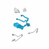 OEM 2005 Toyota Prius Vapor Canister Diagram - 77740-47050