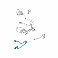 OEM 2009 Toyota Prius Oxygen Sensor Diagram - 89465-47070