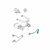 OEM 2005 Toyota Prius Oxygen Sensor Diagram - 89467-47010