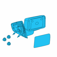 OEM 2009 Ford F-150 Mirror Diagram - 9L3Z-17683-AA