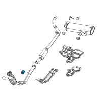 OEM 2018 Jeep Wrangler Bracket-Exhaust Diagram - 68333588AA