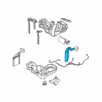 OEM 2006 Dodge Viper EVAPORATOR-Air Conditioning Diagram - 5093246AA