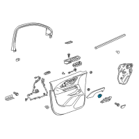 OEM 2021 Chevrolet Blazer Lock Switch Diagram - 23397508