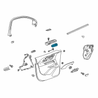 OEM 2019 GMC Acadia Window Switch Diagram - 23343975