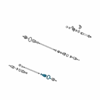 OEM 2002 Acura CL Boot Set, Outboard Diagram - 44018-S0K-C32