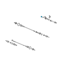 OEM Honda Seal, Half Shaft (Outer) Diagram - 91260-S84-A01