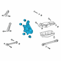 OEM 2016 Cadillac CTS Knuckle Diagram - 84755515