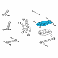 OEM 2018 Cadillac ATS Lower Control Arm Diagram - 23282359