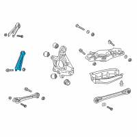 OEM Cadillac CTS Lower Arm Diagram - 84356289