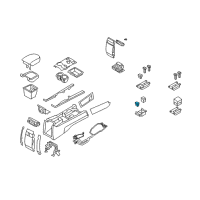 OEM 2009 Kia Borrego Switch Seat-Warmer Console Diagram - 937502J000WK