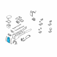 OEM 2009 Kia Borrego Cover Assembly-Console R Diagram - 846402J010WK