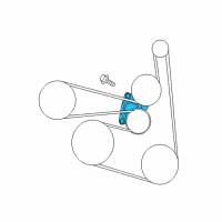 OEM 2015 Nissan Rogue TENSIONER Assembly Auto Diagram - 11955-3TA9D