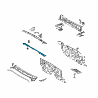 OEM 2017 Toyota Tundra Insulator Diagram - 55787-0C020