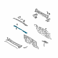 OEM 2016 Toyota Tundra Insulator Diagram - 55787-0C020