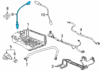 OEM 2021 Chevrolet Suburban Upper Oxygen Sensor Diagram - 12668435