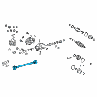 OEM 2019 Lexus LS500 Shaft Assembly, PROPELLE Diagram - 37140-50020