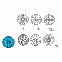 OEM 2006 Toyota Camry Spare Wheel Diagram - 42611-AA080