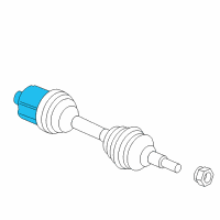 OEM 2012 Chevrolet Equinox Inner Joint Assembly Diagram - 15855622