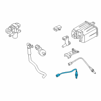 OEM Nissan NV3500 Air Fuel Ratio Sensor Assembly Diagram - 22693-1LU0A