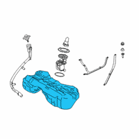 OEM 2018 BMW 540i PLASTIC FUEL TANK Diagram - 16-11-7-465-279