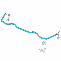 OEM Acura RL Spring, Rear Stabilizer Diagram - 52300-SJA-A01