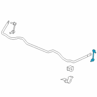 OEM 2005 Acura RL Link, Right Rear Stabilizer Diagram - 52320-SJA-013