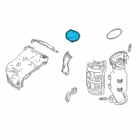 OEM 2020 Lexus NX300 INSULATOR, Exhaust Manifold Heat Diagram - 17169-36020