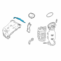 OEM Lexus NX300 INSULATOR, Exhaust Manifold Heat Diagram - 17155-36010