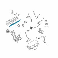 OEM 2005 Ford F-250 Super Duty Valve Cover Gasket Diagram - 5C3Z-6584-AA