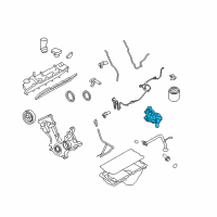 OEM Ford E-150 Oil Pump Diagram - 5L3Z-6600-A