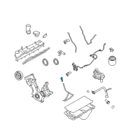 OEM 2009 Ford F-350 Super Duty Dipstick Diagram - 7C3Z-6750-A