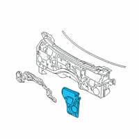 OEM 2021 BMW X6 NOISE INSULATION, FIREWALL O Diagram - 51-48-7-214-691