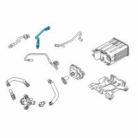 OEM 2020 Ford F-350 Super Duty Lower Oxygen Sensor Diagram - GK4Z-9G444-F