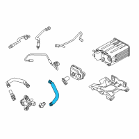 OEM 2021 Ford F-350 Super Duty Crankcase Tube Diagram - LC3Z-6758-B