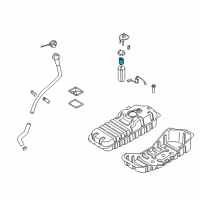 OEM 2004 Kia Sedona Fuel Filter Assembly Diagram - 0K52Y20490