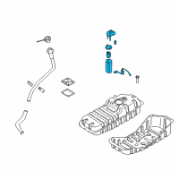 OEM 2003 Kia Sorento Fuel Pump Assembly Diagram - 311503E200DS