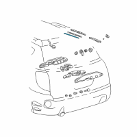 OEM 2008 Toyota Matrix Blade Assembly Insert Diagram - 85214-12310