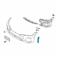 OEM 2021 BMW 330e Side Marker Reflector Left Diagram - 63-14-7-433-785