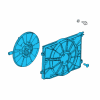 OEM Chevrolet Bolt EUV Fan Module Diagram - 42465910