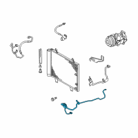 OEM 2015 Lexus IS250 Tube Sub-Assembly, Liquid Diagram - 88706-53130