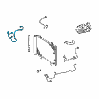 OEM 2013 Lexus IS350 Hose Sub-Assembly, DISCH Diagram - 88703-53120