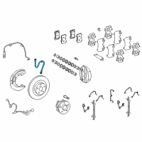 OEM 2014 Lexus LS600h Hose, Flexible Diagram - 90947-02F75