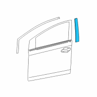 OEM 2017 Toyota Prius V Applique Diagram - 75755-47030